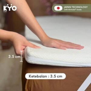 KYO Knot Your Ordinary Airmate Topper Mattress / Alas Kasur / Pelapis Kasur / Pelindung Kasur / Matras Kasur