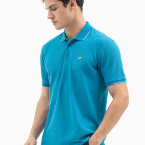 Jack Nicklaus Echo Polo Shirt Pria Regular Fit Turkish Tile