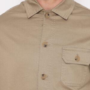 d&f Jaket Kemeja Kanvas - Shale