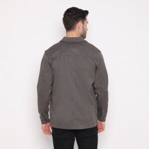 d&f Jaket Kemeja Kanvas - Stone