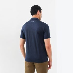 Jack Nicklaus Cornell Polo Shirt Pria Slim Fit Navy
