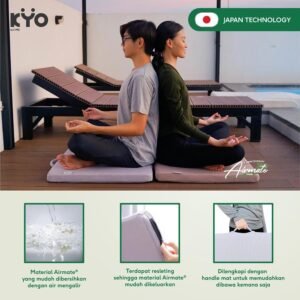KYO Knot Your Ordinary Airmate Multipurpose Mat / Matras Multifungsi / Pet Bed / Bantal Lesehan / Bantal Duduk / Bantal Lantai / Alas Meditasi - KYO Conscious
