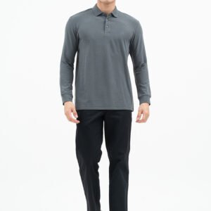 Jack Nicklaus Mezzo Polo Shirt Pria Regular Fit Monument Iron Gate