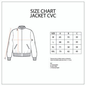 d&f Jaket Bomber CVC Pria Navy Cream
