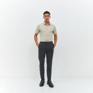 JOBB Tyga Celana Panjang Pria Modern Slim Fit Dark Grey