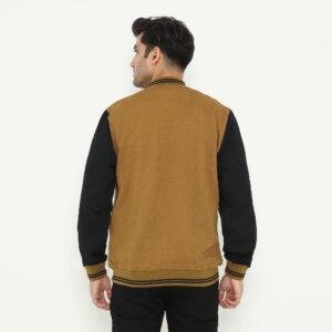 d&f Napoleon Jaket shoulder cut & sewn pria- Cream