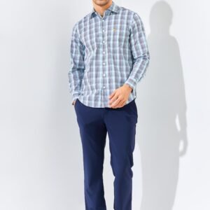 Jack Nicklaus Fraser Knightsbridge Large Check Long Sleeve Sea Foam