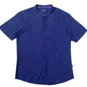 d&f x Izzue Kemeja Koko S/S Kafa – Navy