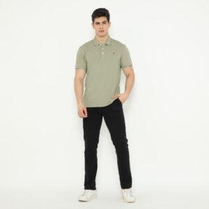 d&f Polo shirt basic - Green mint