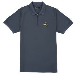 Jack Nicklaus Ferris Polo Shirt Pria Slim Fit Iron Gate