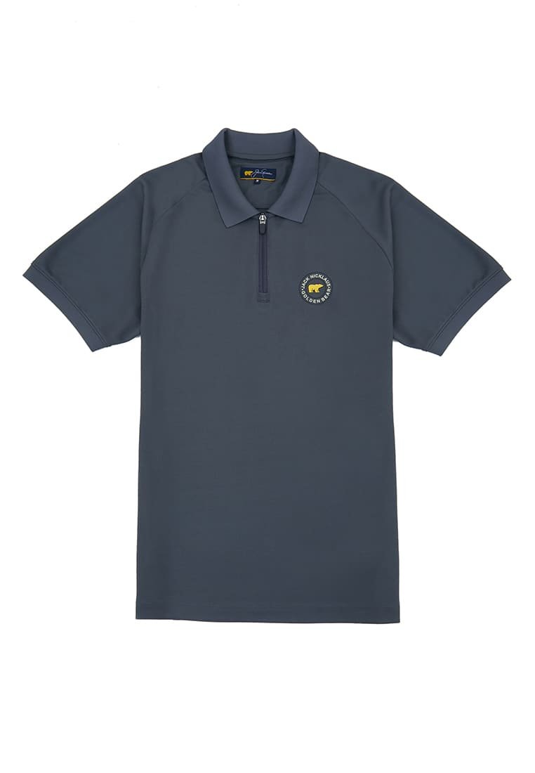 Jack Nicklaus Ferris Polo Shirt Pria Slim Fit Iron Gate - Image 7