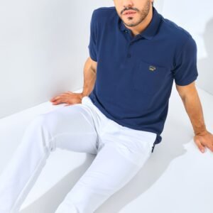 Jack Nicklaus Gallant Polo Shirt Pria Regular Fit Navy