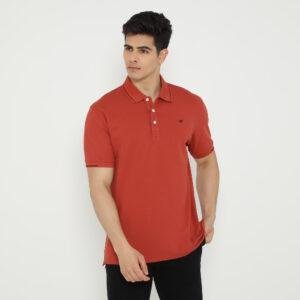 d&f Polo shirt basic - Teracota