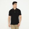 d&f Polo shirt basic - Hitam