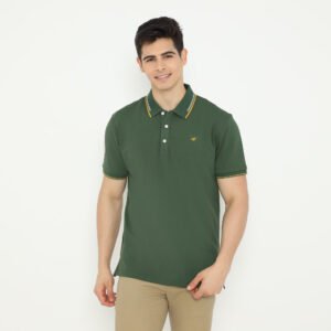 d&f Polo shirt basic - Green