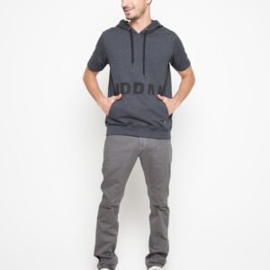d&f Sweatshirt Hoodie Lengan Pendek Urban - Grey