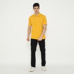 d&f Polo shirt basic - Mustard