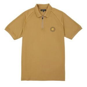 Jack Nicklaus Ferris Polo Shirt Pria Slim Fit Khaki