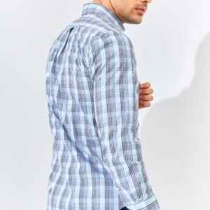 Jack Nicklaus Fraser Knightsbridge Large Check Long Sleeve Sea Foam