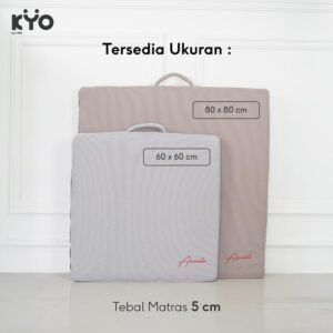 KYO Knot Your Ordinary Airmate Multipurpose Mat / Matras Multifungsi / Pet Bed / Bantal Lesehan / Bantal Duduk / Bantal Lantai / Alas Meditasi - KYO Conscious