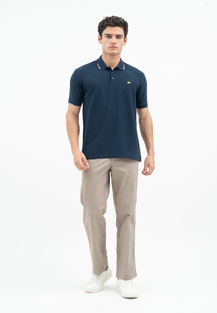 Jack Nicklaus Echo Polo Shirt Pria Regular Fit Navy - Image 5