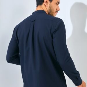 Jack Nicklaus Majestica Kemeja Pria Lengan Panjang Slim Fit Black