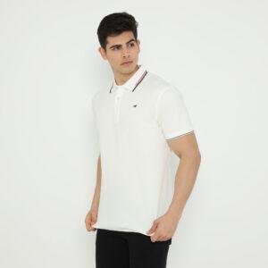 d&f Polo shirt basic - Putih