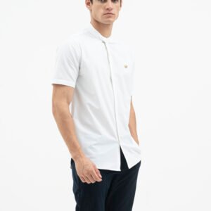 Jack Nicklaus Fortunato Kemeja Pria Lengan Pendek Slim Fit Broken White