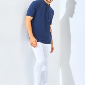 Jack Nicklaus Gallant Polo Shirt Pria Regular Fit Navy