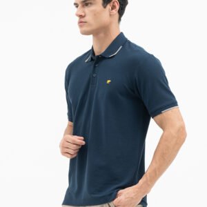 Jack Nicklaus Echo Polo Shirt Pria Regular Fit Navy