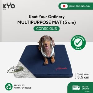 KYO Knot Your Ordinary Airmate Multipurpose Mat / Matras Multifungsi / Pet Bed / Bantal Lesehan / Bantal Duduk / Bantal Lantai / Alas Meditasi - KYO Conscious