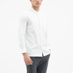 Jack Nicklaus Jet Set Kemeja Pria Lengan Panjang Slim Fit Broken White