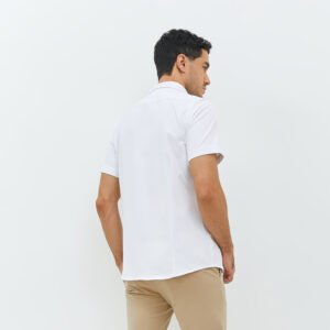 Jobb Elton Kemeja Pria Lengan Pendek Slim Fit Putih