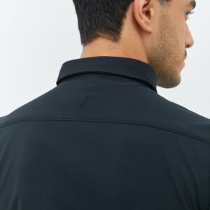 Jobb Elton Kemeja Pria Lengan Pendek Slim Fit Hitam