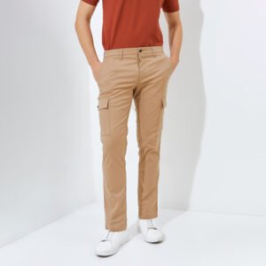 Jack Nicklaus Jaguar Celana Panjang Pria Slim Fit Khaki