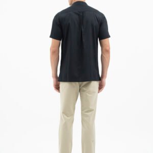 Jack Nicklaus Prestigio Kemeja Pria Lengan Pendek Slim Fit Black