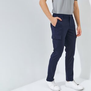 Jack Nicklaus Jaguar Celana Panjang Pria Slim Fit Navy