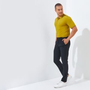 Jack Nicklaus Harrier Celana Panjang Pria Slim Fit Black