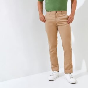 Jack Nicklaus Harrier Celana Panjang Pria Slim Fit Khaki