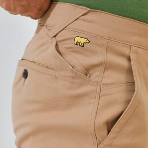 Jack Nicklaus Harrier Celana Panjang Pria Slim Fit Khaki