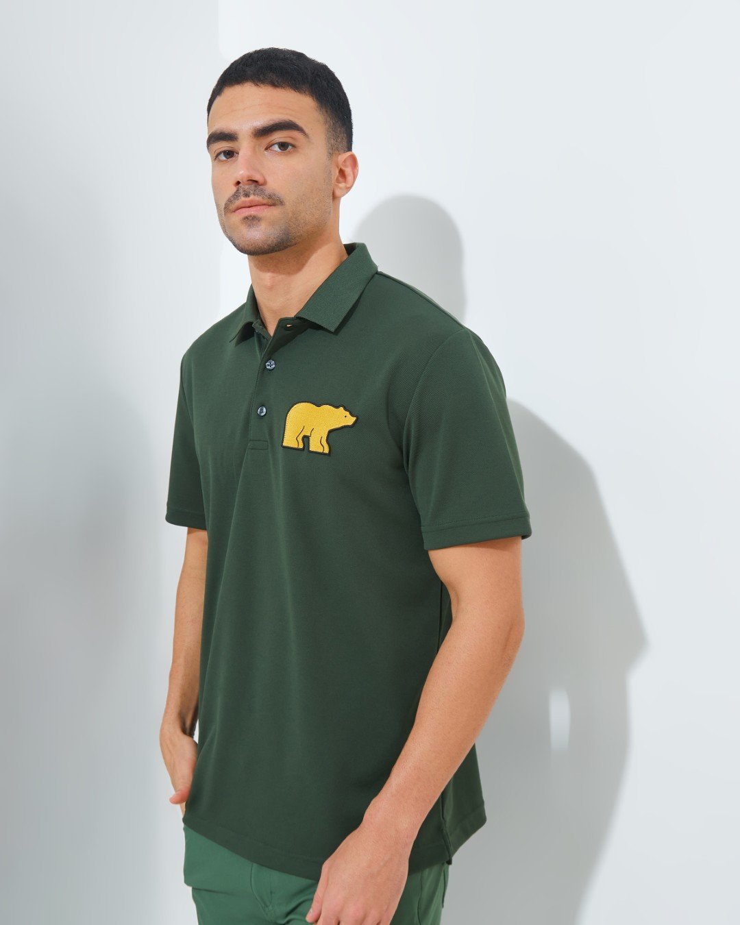 Jack Nicklaus Dorsett Premium Big Bear Polo Olive Shadow