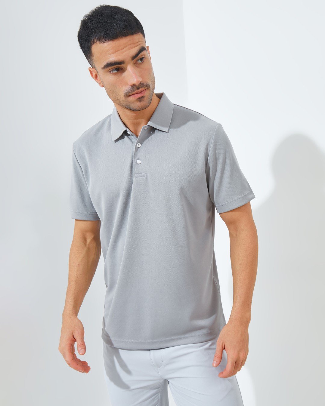 Jack Nicklaus Dorsett Premium Big Bear Polo Grey Blast - Image 2