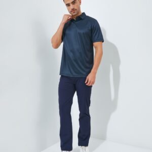 Jack Nicklaus Intercontinental Premium Tile Printed Polo Classic Navy