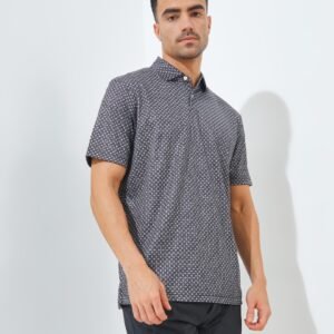 Jack Nicklaus Intercontinental Premium Tile Printed Polo Caviar