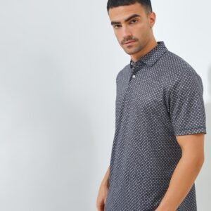 Jack Nicklaus Intercontinental Premium Tile Printed Polo Caviar