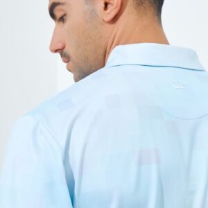 Jack Nicklaus Kowloon Premium Random Print Polo Aqua Draft