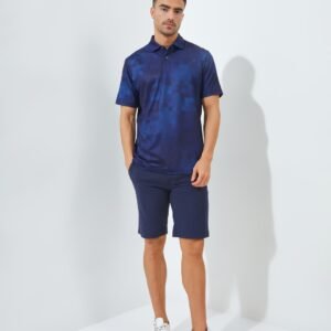 Jack Nicklaus Kowloon Premium Random Print Polo Classic Navy