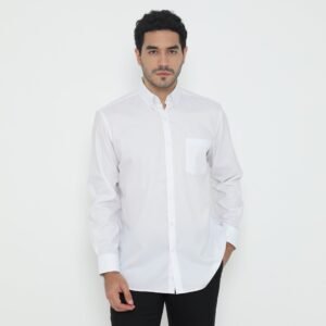 Jobb Montana Kemeja Pria Lengan Panjang Regular Fit Putih
