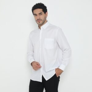 Jobb Montana Kemeja Pria Lengan Panjang Regular Fit Putih