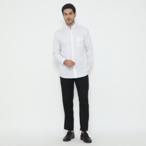 Jobb Montana Kemeja Pria Lengan Panjang Regular Fit Putih